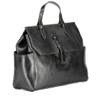 Handtasche Heavy Idaho Oil Black, Farbe: schwarz, Marke: Liebeskind Berlin, Abmessungen in cm: 34x27x10, Bild 2 von 6