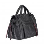Handtasche Vintage Alexandra Oil Black, Farbe: schwarz, Marke: Liebeskind Berlin, Abmessungen in cm: 28x21x14, Bild 2 von 6