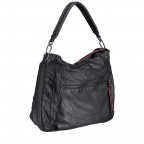 Beuteltasche Vintage Miramar Oil Black, Farbe: schwarz, Marke: Liebeskind Berlin, Abmessungen in cm: 30x30x15, Bild 2 von 6