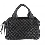 Handtasche Crosta Omaha Oil Black, Farbe: schwarz, Marke: Liebeskind Berlin, Abmessungen in cm: 30x20x13, Bild 5 von 6