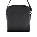 Umhängetasche Signature Pouch Zip Black, Farbe: schwarz, Marke: Boss, EAN: 4021419169924, Abmessungen in cm: 23x28x17.5, Bild 5 von 5