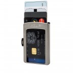 Wallet Veggie Jeans Blue, Farbe: blau/petrol, Marke: I-Clip, Abmessungen in cm: 9x7x1.7, Bild 3 von 4