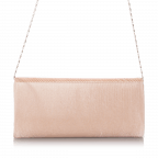 Clutch mit Strass Beige, Farbe: beige, Marke: Hausfelder Manufaktur, Abmessungen in cm: 26x12x7, Bild 4 von 5