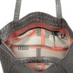 Handtasche Croco Soho Rock Grey Metallic, Farbe: grau, Marke: Liebeskind Berlin, Bild 4 von 5