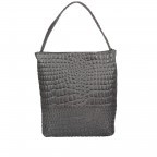 Beuteltasche Tribeca Croco Rock Grey Metallic, Farbe: grau, Marke: Liebeskind Berlin, Abmessungen in cm: 38x38x8, Bild 1 von 5