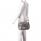 Handtasche Saddle Ora Silver, Farbe: metallic, Marke: Fritzi aus Preußen, EAN: 4059065069947, Abmessungen in cm: 31x21.5x10, Bild 3 von 7