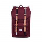 Rucksack Little America Volumen 23 Liter Windsor Wine, Farbe: rot/weinrot, Marke: Herschel, EAN: 0828432146611, Abmessungen in cm: 28x50x17, Bild 1 von 4