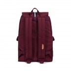 Rucksack Dawson Offset Größe 20,5 Liter Windsor Wine Veggie Tan, Farbe: rot/weinrot, Marke: Herschel, EAN: 0828432146598, Abmessungen in cm: 33x40x15, Bild 4 von 4