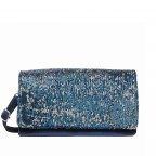 Umhängetasche / Clutch Whiterock Emelie Blau, Farbe: blau/petrol, Marke: Loubs, Abmessungen in cm: 25.5x15.5x2, Bild 1 von 4