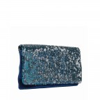 Umhängetasche / Clutch Whiterock Emelie Blau, Farbe: blau/petrol, Marke: Loubs, Abmessungen in cm: 25.5x15.5x2, Bild 2 von 4