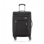 Koffer Capri Größe 66 cm Schwarz, Farbe: schwarz, Marke: Travelite, EAN: 4027002058729, Abmessungen in cm: 42x66x26, Bild 1 von 3