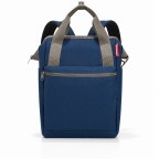 Rucksack Allrounder R Dark Blue, Farbe: blau/petrol, Marke: Reisenthel, EAN: 4012013598739, Abmessungen in cm: 31x39x17, Bild 1 von 4