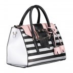 Handtasche Tori Black Stripe, Farbe: schwarz, Marke: Guess, EAN: 0190231089148, Abmessungen in cm: 29x19x16, Bild 2 von 6