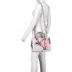 Handtasche Seraphina Grey Floral, Farbe: grau, Marke: Guess, EAN: 0190231097204, Abmessungen in cm: 30x23x14, Bild 3 von 6