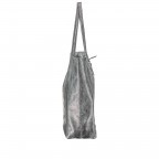 Shopper Athena Grau Metallic, Farbe: grau, metallic, Marke: Hausfelder Manufaktur, Abmessungen in cm: 28x38x14, Bild 2 von 5