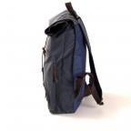 Rucksack Amsterdam Series Mitch Navy Dark Brown, Farbe: blau/petrol, Marke: Property of ..., EAN: 8719322700797, Abmessungen in cm: 31x41x10, Bild 3 von 6