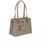 Shopper X-BAG & X-Travel 3 Fächer Größe M Dove Grey, Farbe: taupe/khaki, Marke: Brics, EAN: 8016623887449, Abmessungen in cm: 32x25x15, Bild 2 von 7