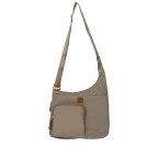 Umhängetasche X-BAG & X-Travel Dove Grey, Farbe: taupe/khaki, Marke: Brics, EAN: 8016623886909, Abmessungen in cm: 32x28x8, Bild 1 von 7