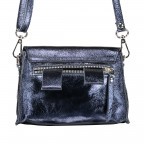 Umhängetasche Athena Schwarz Metallic, Farbe: schwarz, metallic, Marke: Hausfelder Manufaktur, Abmessungen in cm: 18x13x4.5, Bild 6 von 6
