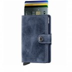 Geldbörse Miniwallet Vintage Blue, Farbe: blau/petrol, Marke: Secrid, EAN: 8718215286530, Abmessungen in cm: 6.8x10.2x1.6, Bild 4 von 4