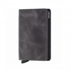 Geldbörse Slimwallet Vintage Grey Black, Farbe: grau, Marke: Secrid, EAN: 8718215285991, Abmessungen in cm: 6.8x10.2x1.6, Bild 1 von 5