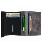 Geldbörse Slimwallet Vintage Grey Black, Farbe: grau, Marke: Secrid, EAN: 8718215285991, Abmessungen in cm: 6.8x10.2x1.6, Bild 3 von 5