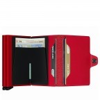 Geldbörse Twinwallet Original Red Red, Farbe: rot/weinrot, Marke: Secrid, EAN: 8718215286004, Abmessungen in cm: 7x10.2x2.5, Bild 3 von 4