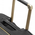 Koffer S´Cure DLX Spinner 55 Black Gold, Farbe: schwarz, Marke: Samsonite, EAN: 5414847885006, Abmessungen in cm: 40x55x20, Bild 7 von 11