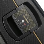Koffer S´Cure DLX Spinner 75 Black Gold, Farbe: schwarz, Marke: Samsonite, EAN: 5414847884986, Abmessungen in cm: 52x75x31, Bild 11 von 12