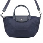 Handtasche Le Pliage Néo Handtasche S Dunkelblau, Farbe: blau/petrol, Marke: Longchamp, EAN: 3597921827627, Abmessungen in cm: 25x23x16, Bild 1 von 3