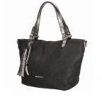 Handtasche Kiana 186 Black, Farbe: schwarz, metallic, Marke: Waipuna, Abmessungen in cm: 34x22x12.5, Bild 2 von 8