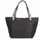 Handtasche Kiana 186 Black, Farbe: schwarz, metallic, Marke: Waipuna, Abmessungen in cm: 34x22x12.5, Bild 5 von 8