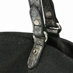 Handtasche Kiana 186 Black, Farbe: schwarz, metallic, Marke: Waipuna, Abmessungen in cm: 34x22x12.5, Bild 6 von 8