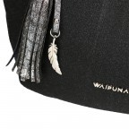 Handtasche Kiana 186 Black, Farbe: schwarz, metallic, Marke: Waipuna, Abmessungen in cm: 34x22x12.5, Bild 7 von 8