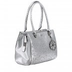 Shopper Jayne Silver, Farbe: metallic, Marke: Guess, EAN: 0190231112853, Abmessungen in cm: 37x22x15, Bild 2 von 6