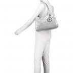 Shopper Jayne Silver, Farbe: metallic, Marke: Guess, EAN: 0190231112853, Abmessungen in cm: 37x22x15, Bild 6 von 6