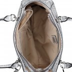 Handtasche Jayne Silver, Farbe: metallic, Marke: Guess, EAN: 0190231112846, Abmessungen in cm: 28x19x11, Bild 5 von 6