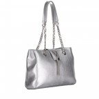 Tasche Divina Argento, Farbe: metallic, Marke: Valentino Bags, Abmessungen in cm: 30x23x10, Bild 2 von 8