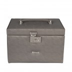 Schmuckkasten Fiore mit vier Etagen Taupe, Farbe: taupe/khaki, Marke: Windrose, Abmessungen in cm: 24.5x18.5x16, Bild 1 von 2