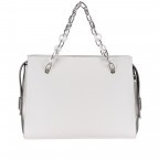 Handtasche Anchor Bianco Argento, Farbe: weiß, Marke: Valentino Bags, Abmessungen in cm: 33x24.5x12, Bild 5 von 6