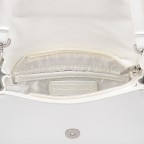 Umhängetasche Anchor Bianco Argento, Farbe: weiß, Marke: Valentino Bags, Abmessungen in cm: 20.5x14x7, Bild 4 von 5