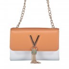Umhängetasche Divina Bianco Beige, Farbe: cognac, Marke: Valentino Bags, Abmessungen in cm: 17x11.5x5, Bild 1 von 5