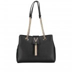 Shopper Divina Nero, Farbe: schwarz, Marke: Valentino Bags, EAN: 8052790427170, Abmessungen in cm: 30.5x22x10, Bild 1 von 5