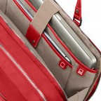 Aktentasche Karissa Biz Ladies' Business Bag mit Laptopfach 15,6 Zoll Formula Red, Farbe: rot/weinrot, Marke: Samsonite, EAN: 5414847768286, Abmessungen in cm: 41x30x16.5, Bild 3 von 5