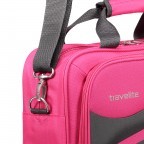 Bordtasche Wave 41 cm Pink, Farbe: rosa/pink, Marke: Travelite, Abmessungen in cm: 41x30x15, Bild 7 von 7