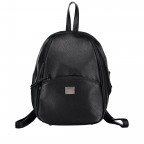 Rucksack L. Credi 309-7489 Schwarz, Farbe: schwarz, Marke: L.Credi, Abmessungen in cm: 30x22x10.5, Bild 1 von 6