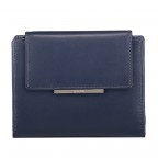 Geldbörse Tesoro Blau, Farbe: blau/petrol, Marke: Hausfelder Manufaktur, Abmessungen in cm: 13x10.5x2, Bild 1 von 4
