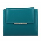 Geldbörse Tesoro Petrol, Farbe: blau/petrol, Marke: Hausfelder Manufaktur, Abmessungen in cm: 13x10.5x2, Bild 1 von 4