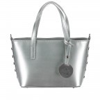 Handtasche LB-3002 Silber, Farbe: metallic, Marke: Lichtblau, EAN: 4051482476384, Abmessungen in cm: 26x16x10, Bild 1 von 6