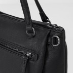 Handtasche Pleated Gusset Agira Black, Farbe: schwarz, Marke: Liebeskind Berlin, EAN: 4058629007425, Abmessungen in cm: 26x24x9, Bild 8 von 8